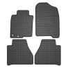 Tappetini compatibili con Nissan Navara IV 2014-2022, su misura in Gomma