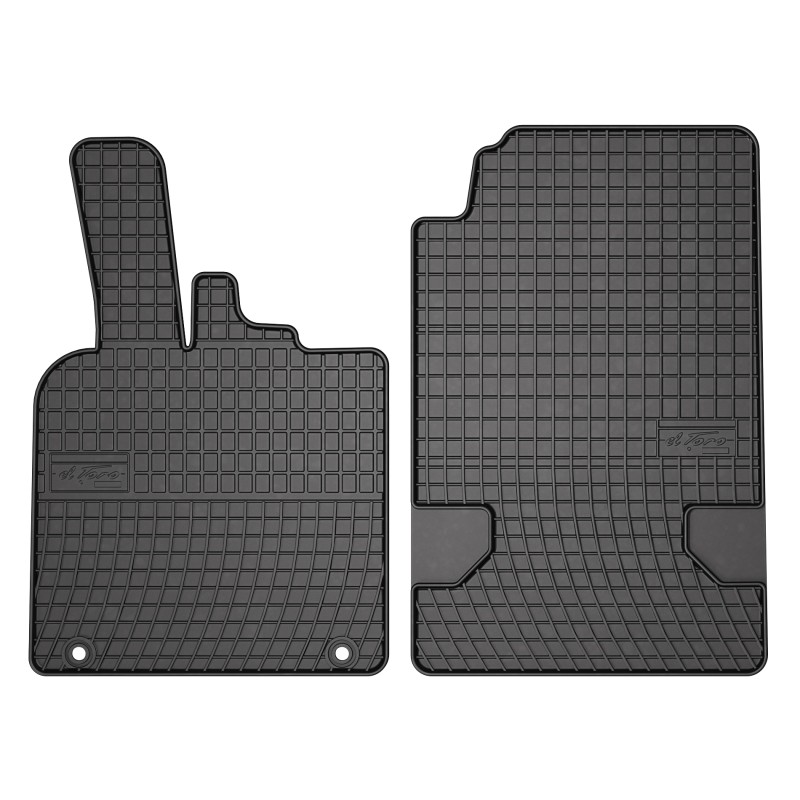Tappetini compatibili con Smart Fortwo II 2007-2014, su misura in Gomma