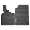 Tappetini compatibili con Smart Fortwo II 2007-2014, su misura in Gomma