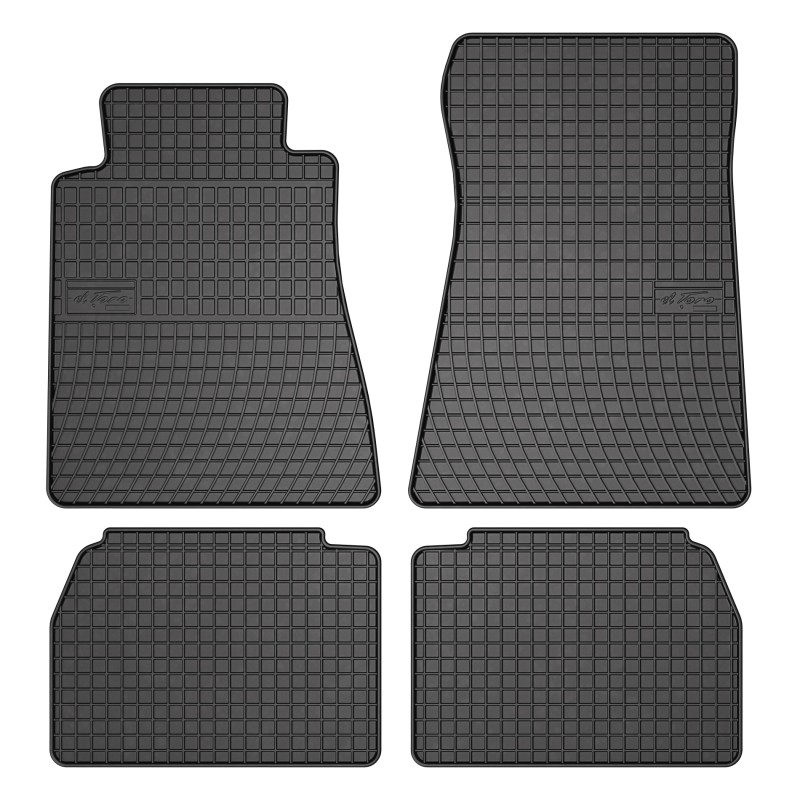 Tappetini compatibili con Mercedes-Benz 190 W201 1982-1993, su misura in Gomma