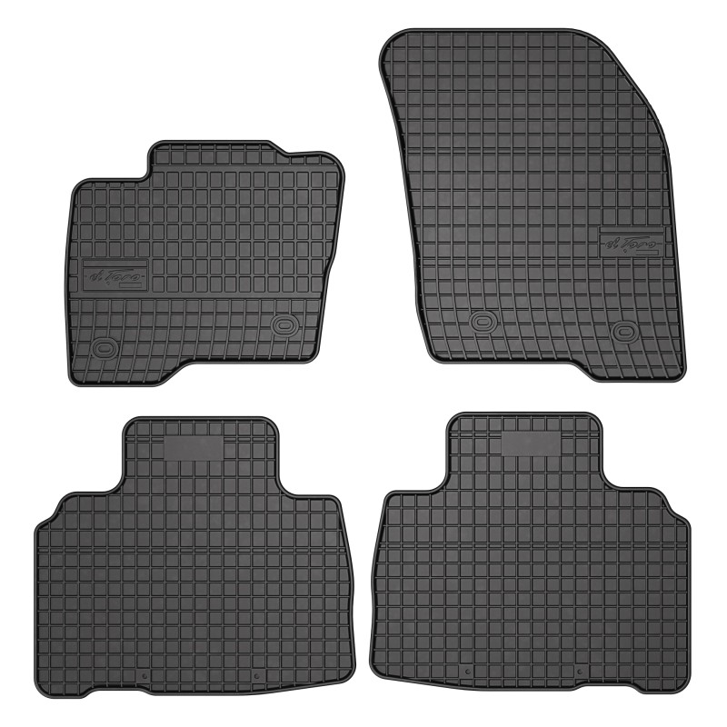 Tappetini compatibili con Ford Edge II dal 2014 in poi, su misura in Gomma