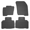 Tappetini compatibili con Ford Edge II dal 2014 in poi, su misura in Gomma
