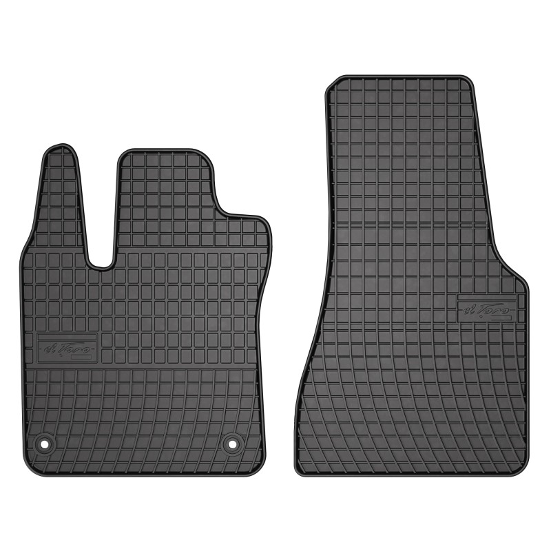 Tappetini compatibili con Smart Fortwo III 2014-2020, su misura in Gomma