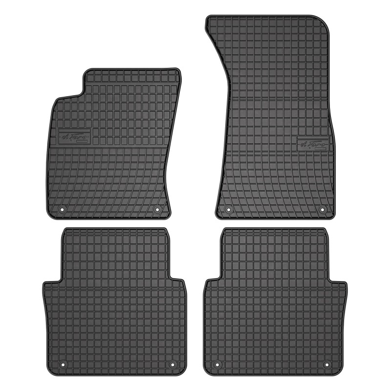 Tappetini compatibili con Audi A8 D3 2002-2009, su misura in Gomma