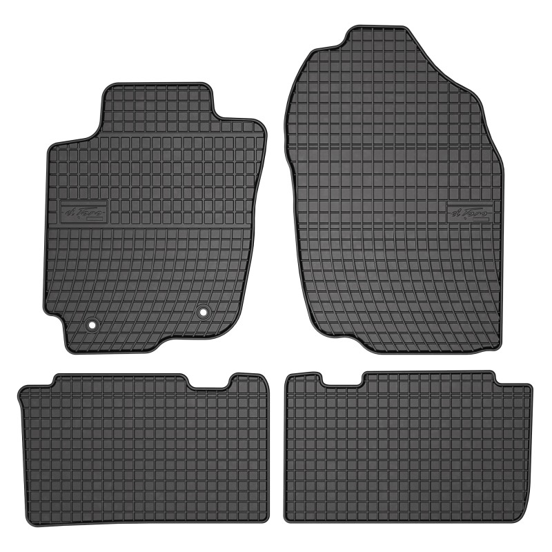 Tappetini compatibili con Toyota RAV4 IV 2013-2019, su misura in Gomma