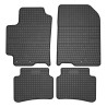 Tappetini compatibili con Kia Rio IV 2016-2020, su misura in Gomma