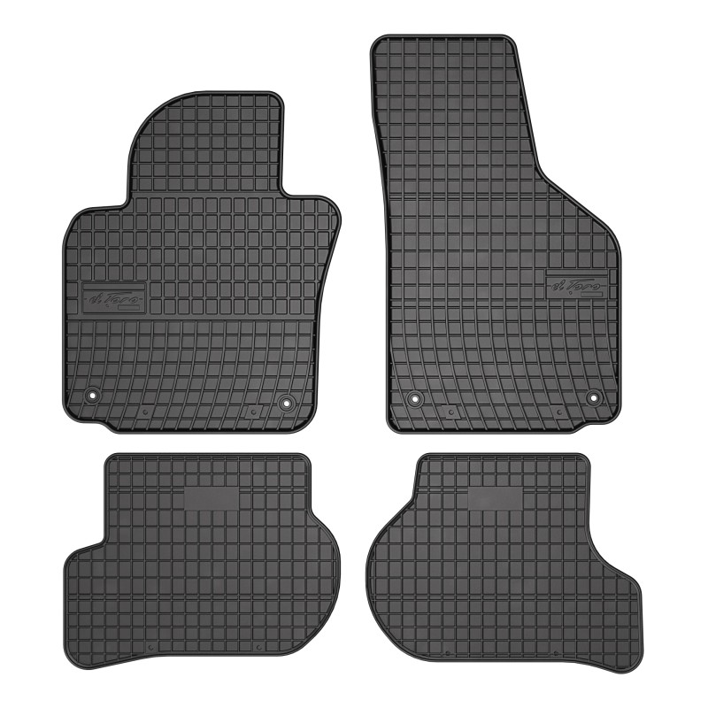Tappetini compatibili con SEAT Leon II 2005-2012, su misura in Gomma