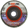 Set 10 dischi lamellari Ø125mm P36-120 foro 22,2mm per smerigliatrice