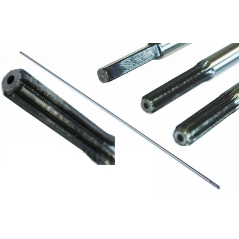 Asta di trasmissione 153cm Ø8mm attacco quadrato/7/9 denti in acciaio temprato