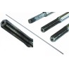 Asta di trasmissione 153cm Ø8mm attacco quadrato/7/9 denti in acciaio temprato
