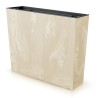 Vaso per Fiori Piante Urbi Case Beton Effect | Rettangolare | Decorativo | in Plastica | da Interno Esterno | Design Moderno