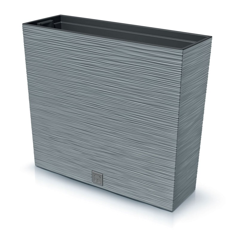Vaso per Fiori Piante Furu Case | Rettangolare | Decorativo | in Plastica | 58x18x49,8 cm | da Interno Esterno | Volume 44 Litri | Design Moderno