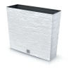Vaso per Fiori Piante Furu Case | Rettangolare | Decorativo | in Plastica | 58x18x49,8 cm | da Interno Esterno | Volume 44 Litri | Design Moderno