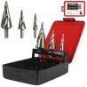 Set 3 punte HSS a scalino 4-12/20/30mm attacco 6-10mm gradazione 1-2mm a spirale