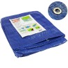 Telo copertura 5x8m in polietilene impermeabile con occhielli in metallo