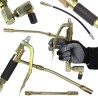 Pistola per ingrassatore pneumatico 12-15L con estremità rigida e flessibile