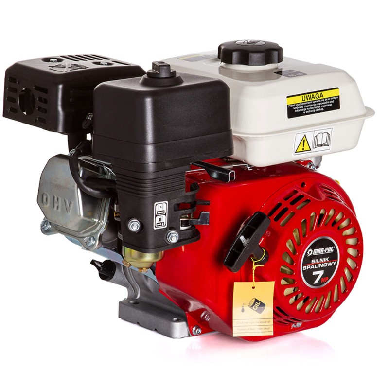 Motore 4T OHV 223cc 7CV 3600rpm albero orizzontale Ø19mm per decespugliatore