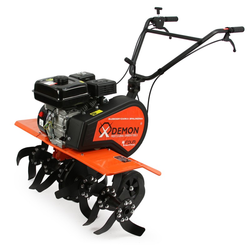 Motozappa motocoltivatore 4T OHV 196cc 7CV 24 zappette lavoro 30-85cm prof.33cm