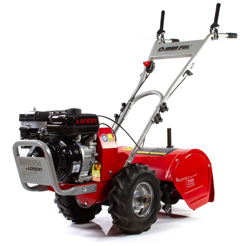 Motozappa motocoltivatore 4T OHV 196cc 6,5CV 12 zappette lavoro 48cm prof.35cm