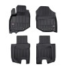 Tappetini compatibili con Honda Jazz III 2008-2015, su misura in Gomma TPE