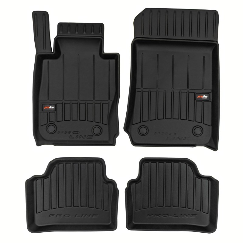 Tappetini compatibili con BMW Serie 3 E90 2004-2012, su misura in Gomma TPE