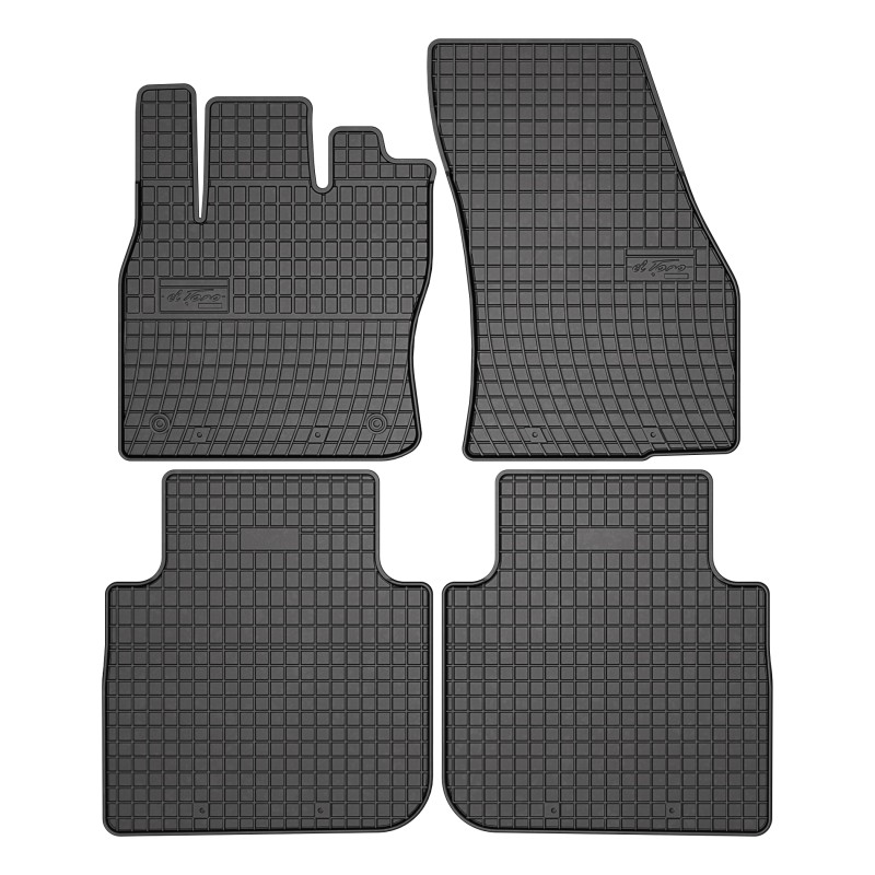 Tappetini compatibili con Volkswagen Tiguan Allspace 2017-2024, su misura in Gomma