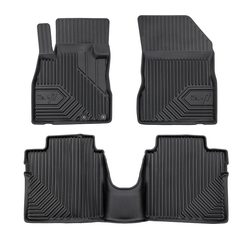 Tappetini compatibili con Nissan Note II 2012-2017, su misura in Gomma TPE