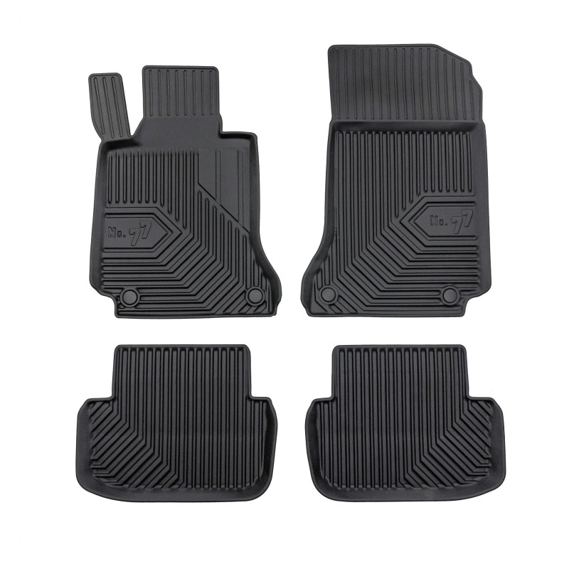 Tappetini compatibili con Mercedes-Benz Classe E C207 2009-2017, su misura in Gomma TPE