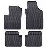 Tappetini compatibili con Fiat Panda II 2003-2012, su misura in Gomma TPE