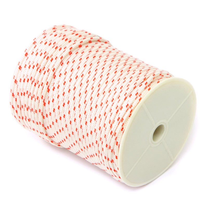 Corda intrecciata avviamento 100m Ø3-4mm in nylon per motosega e decespugliatore