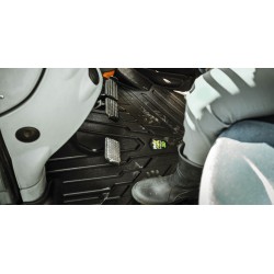 Tappetini MudMax per Trattore Deutz-Fahr 5070D Keyline su misura in gomma |  Materiale TPE durevole | Bordi più alti