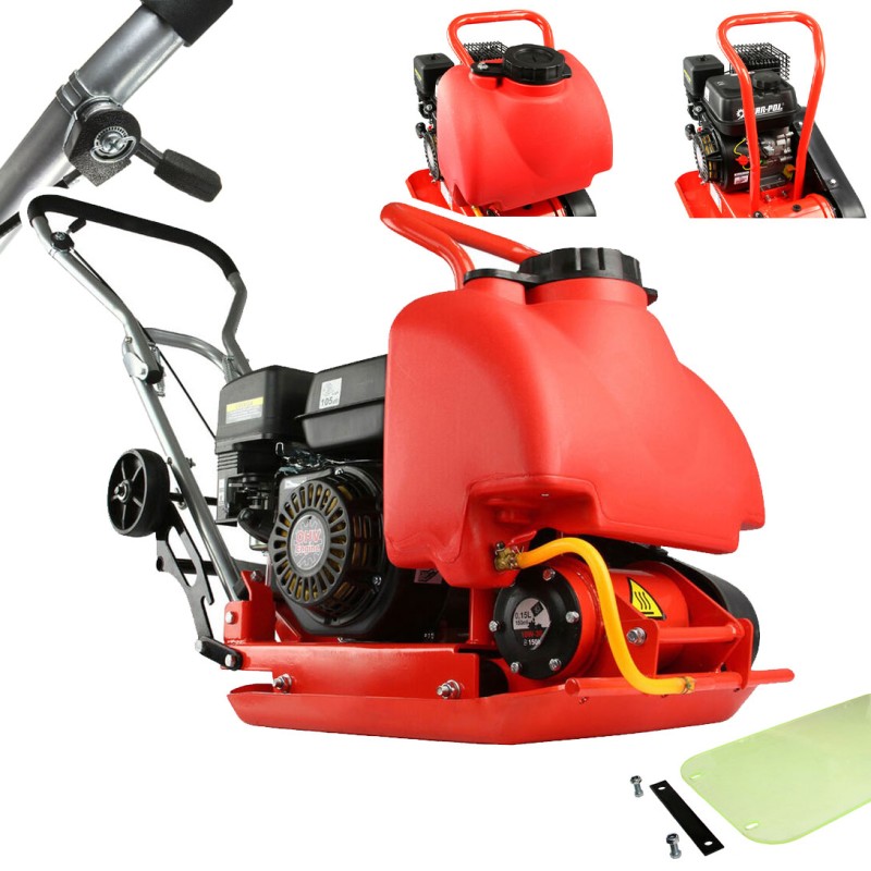 Compattatore a scoppio 5,8CV 82kg piastra 540x420mm