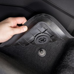 Tappetini compatibili con Toyota Yaris IV dal 2020 in poi, su misura in Gomma TPE