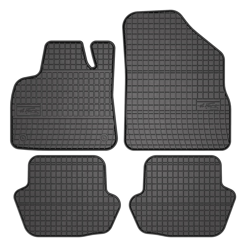 Tappetini compatibili con DS 5 2015-2018, su misura in Gomma