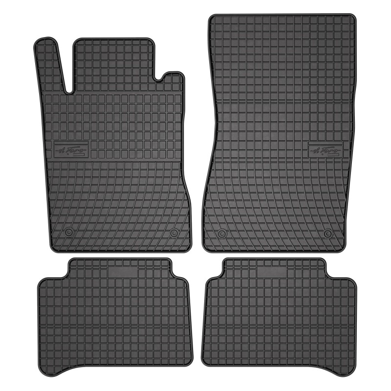 Tappetini compatibili con Mercedes-Benz Classe E S211 2002-2009, su misura in Gomma