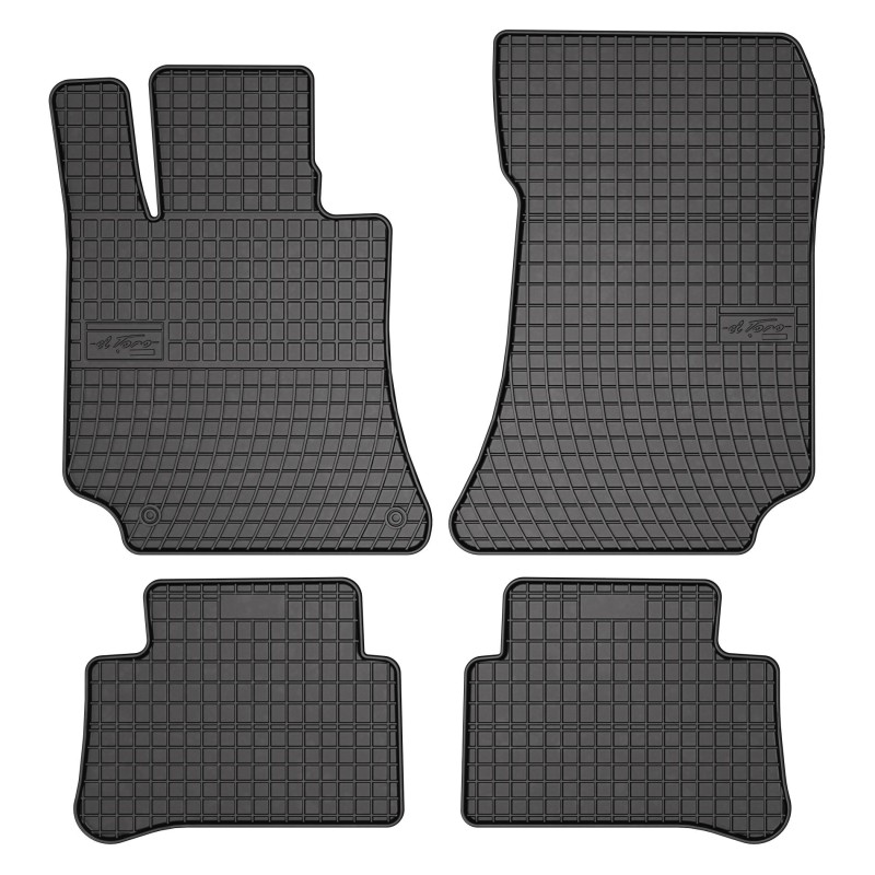 Tappetini compatibili con Mercedes-Benz CLS X218 2010-2018, su misura in Gomma