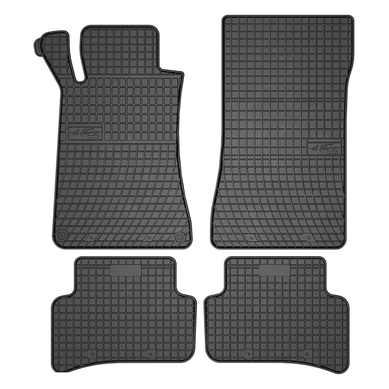 Tappetini compatibili con Mercedes-Benz Classe C S203 2000-2007, su misura in Gomma