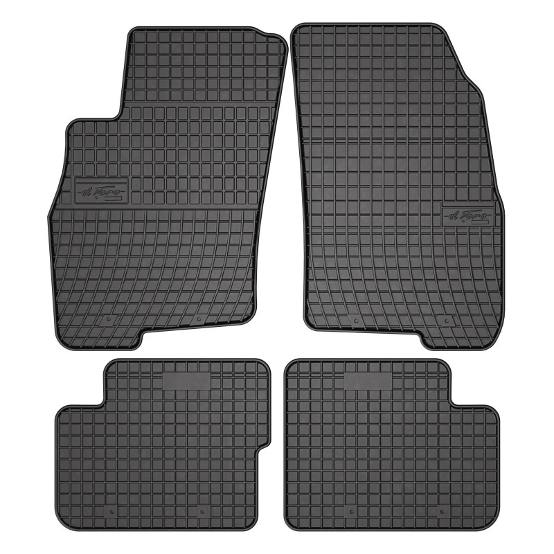 Tappetini compatibili con Fiat Punto EVO 2009-2012, su misura in Gomma