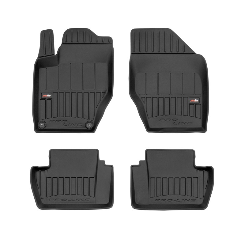 Tappetini compatibili con Citroën C4 II 2010-2018, su misura in Gomma TPE