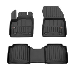 Tappetini compatibili con Nissan X-Trail IV dal 2021 in poi, su misura in Gomma TPE