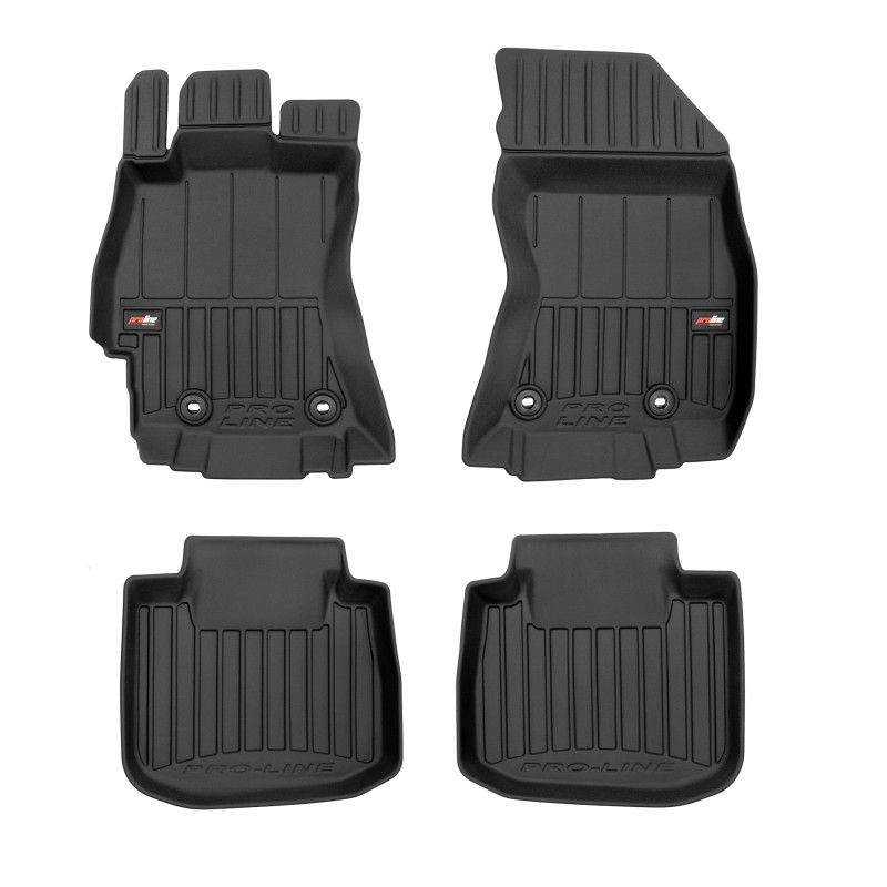 Tappetini compatibili con Subaru Outback V 2014-2019, su misura in Gomma TPE