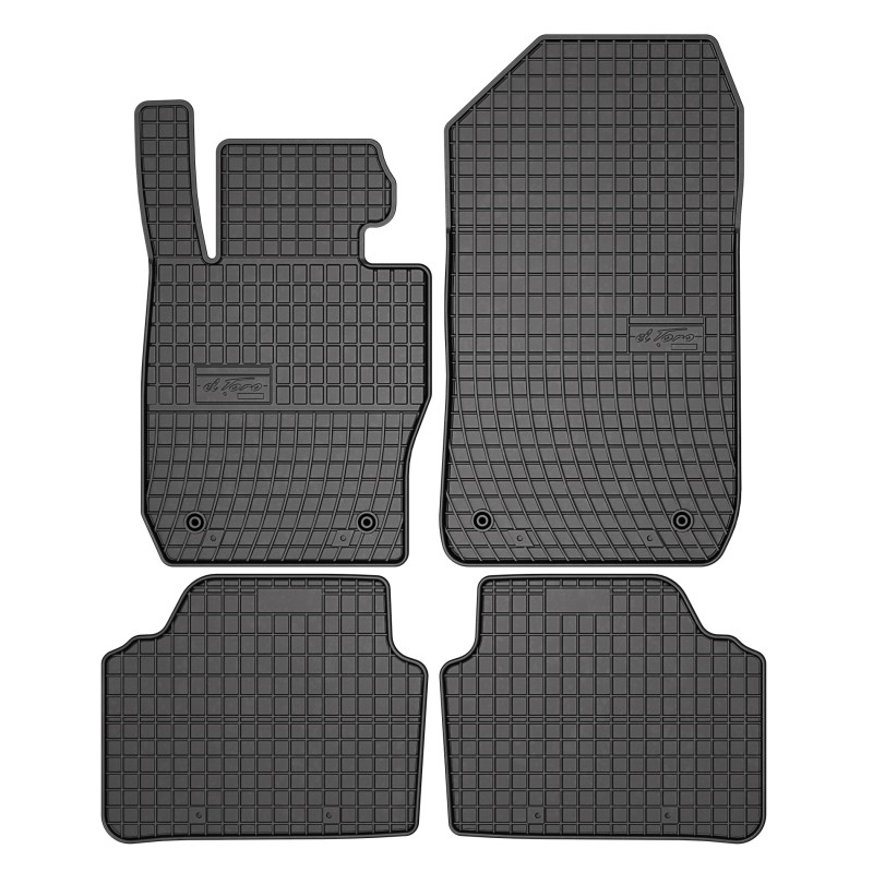 Tappetini compatibili con BMW Serie 3 E90 2004-2012, su misura in Gomma