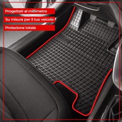Tappetini compatibili con Renault Master IV dal 2024 in poi, su misura in Gomma