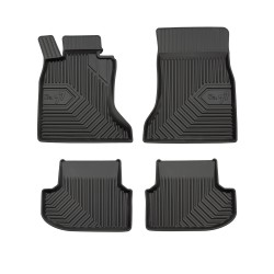 Tappetini compatibili con BMW Serie 5 F11 2013-2017, su misura in Gomma TPE