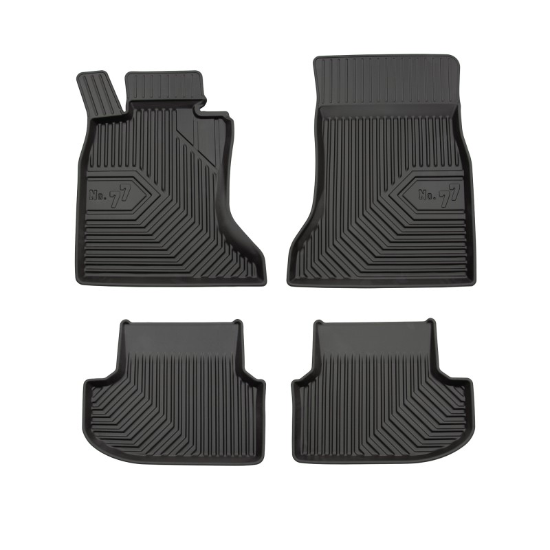 Tappetini compatibili con BMW Serie 5 F11 2013-2017, su misura in Gomma TPE