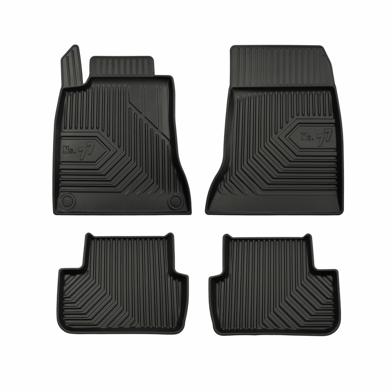 Tappetini compatibili con Mercedes-Benz CLA X117 2013-2019, su misura in Gomma TPE