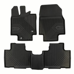 Tappetini compatibili con Toyota Highlander IV dal 2019 in poi, su misura in Gomma TPE