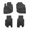Tappetini compatibili con Honda Jazz III 2008-2015, su misura in Gomma TPE