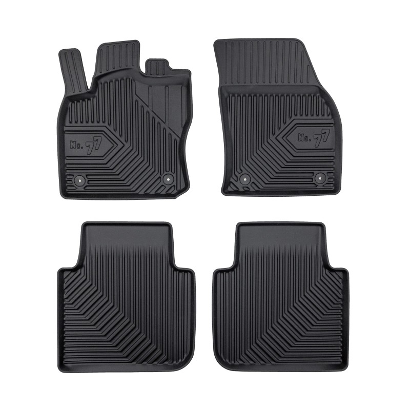 Tappetini compatibili con Volkswagen Tiguan Allspace 2017-2024, su misura in Gomma TPE