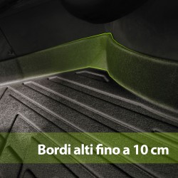 Tappetini compatibili con Zetor Crystal HD 150 2021-2025, su misura in Gomma TPE